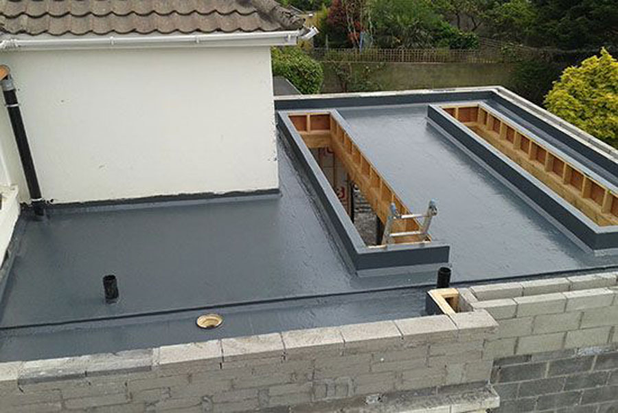 fibreglass flat roof
